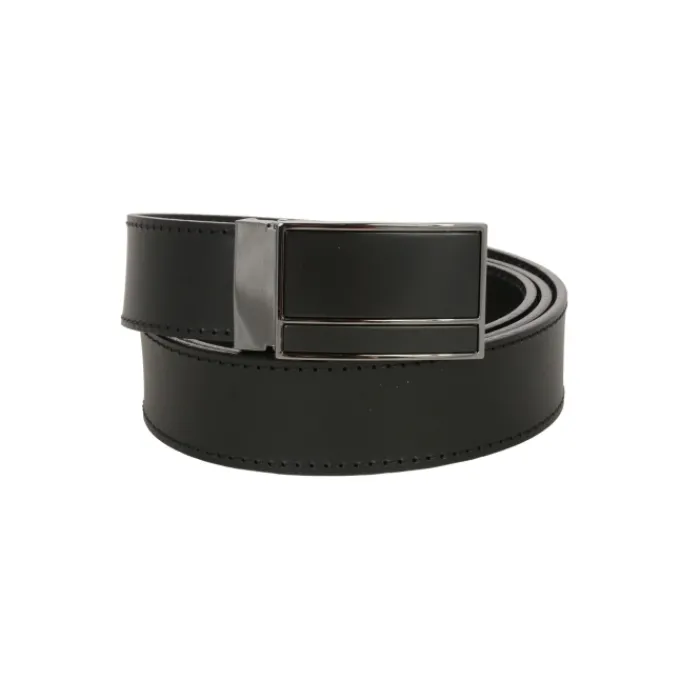 Frandi Ceinture chic en cuir noir>Homme Ceinture En Cuir