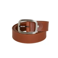 Frandi Ceinture cognac boucle ovale>Femme Ceinture Cuir Femme