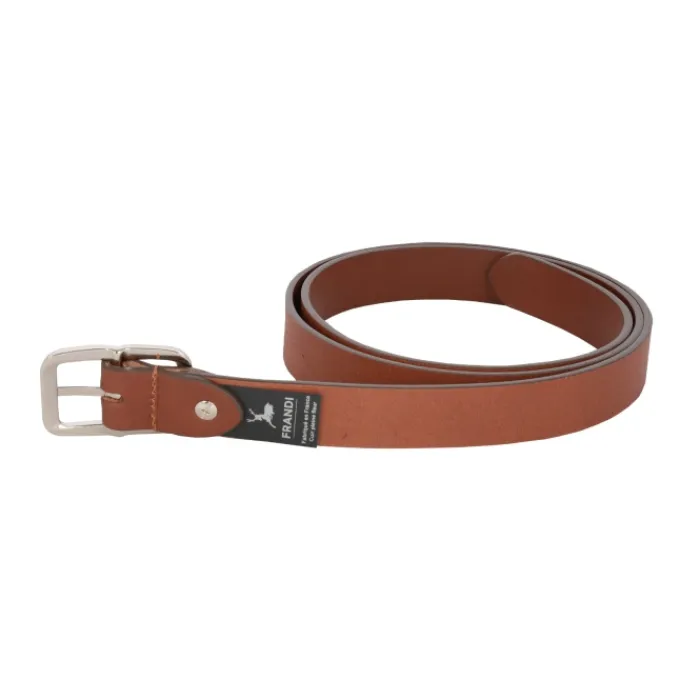 Frandi Ceinture cognac en cuir - Ceinture femme 25229>Femme Ceinture Cuir Femme