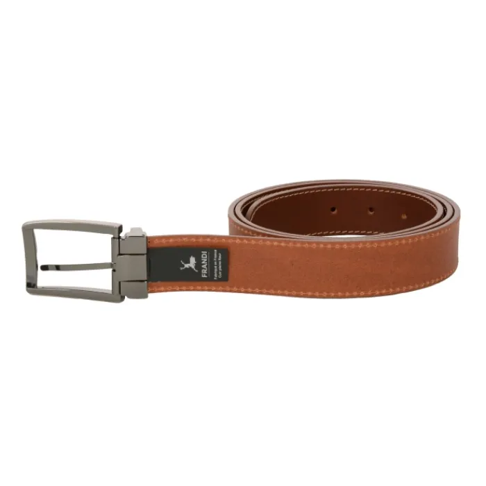 Frandi Ceinture cuir passant métal>Homme Ceinture En Cuir