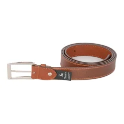 Frandi Ceinture en cuir cognac sans boucle – Élégance minimaliste pour homme | >Homme Ceinture En Cuir