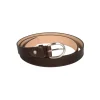 Frandi Ceinture fine avec doublure en cuir ->Femme Ceinture Cuir Femme