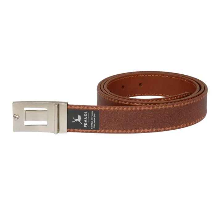 Frandi Ceinture homme Cognac>Homme Ceinture En Cuir