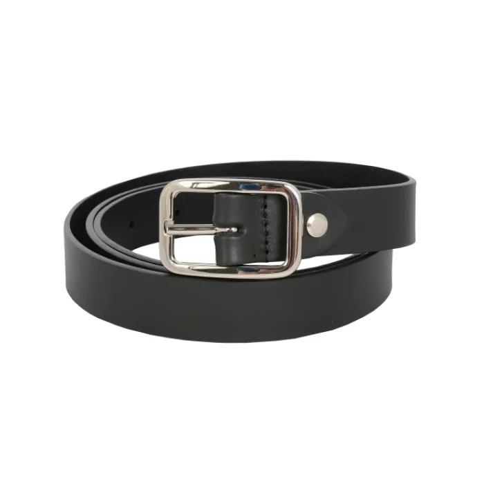 Frandi Ceinture noire cuir - Fabrication France>Femme Ceinture Cuir Femme