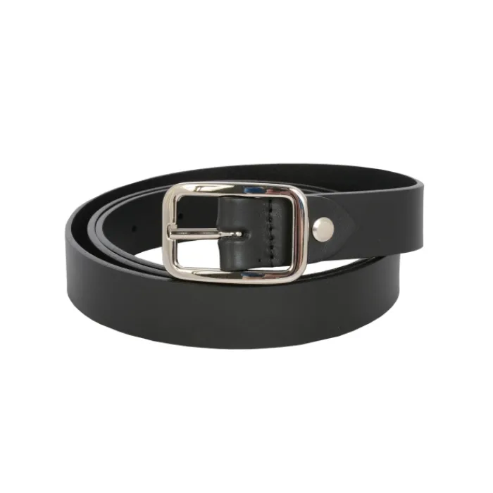 Frandi Ceinture noire cuir - Fabrication France>Femme Ceinture Cuir Femme