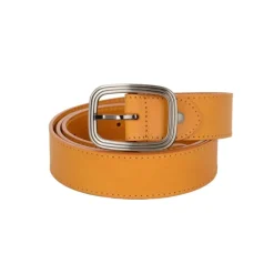 Frandi Ceinture orange boucle ovale>Femme Ceinture Cuir Femme