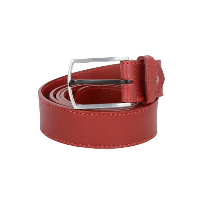 Frandi Ceinture rouge en cuir - Fabrication Française>Femme Ceinture Cuir Femme