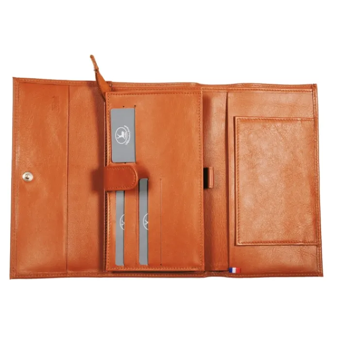 Frandi Compagnon portefeuille cuir ->Femme Compagnon Cuir