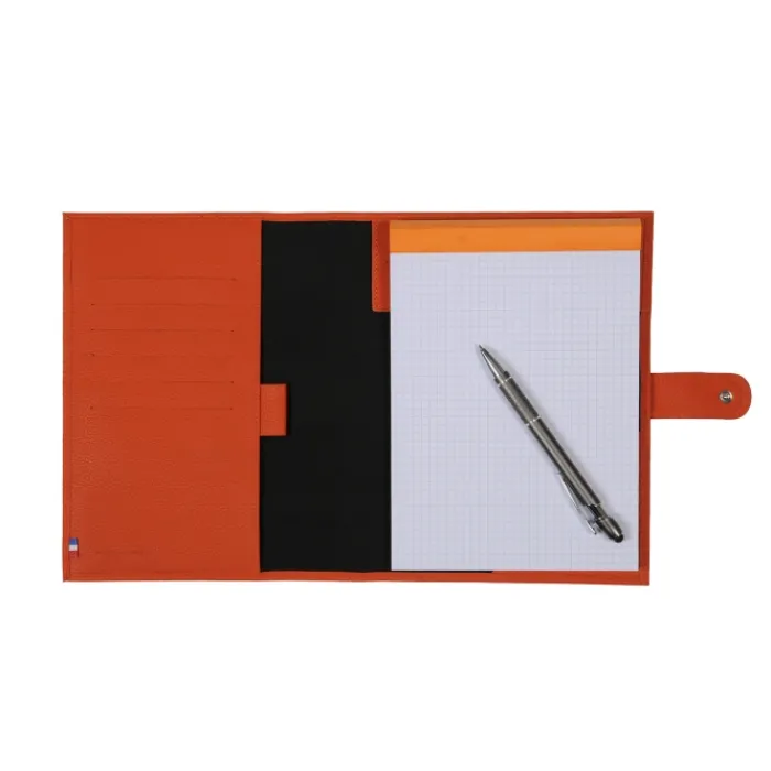 Frandi Conférencier A5 en cuir bleu>Femme Etui Cuir | Etui Cuir