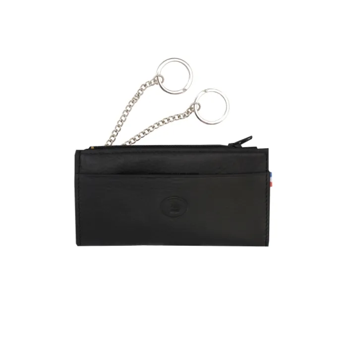 Frandi Etui clef cuir marron foncé ->Homme Etui Cuir