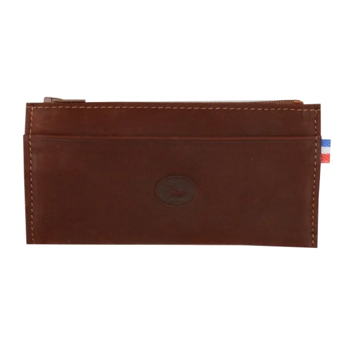 Frandi Etui clef cuir marron foncé ->Homme Etui Cuir