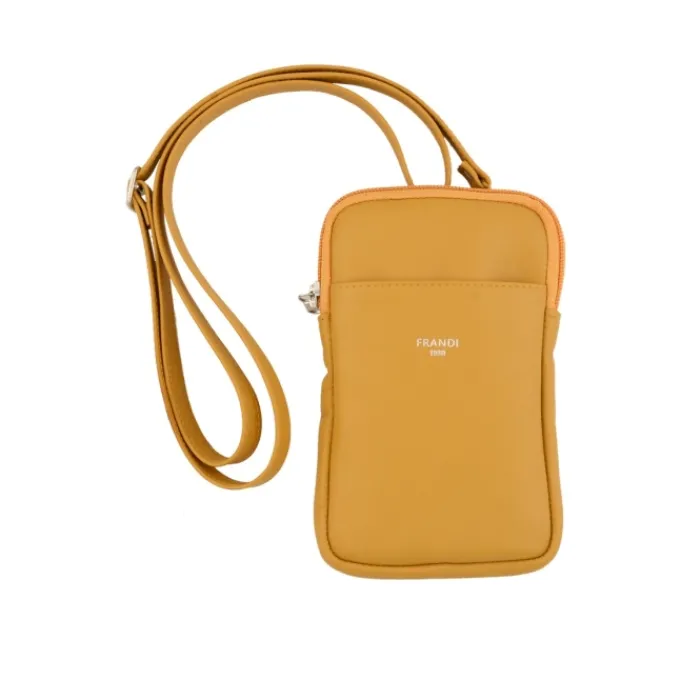 Frandi Etui téléphone en cuir lisse>Femme Sac Cuir
