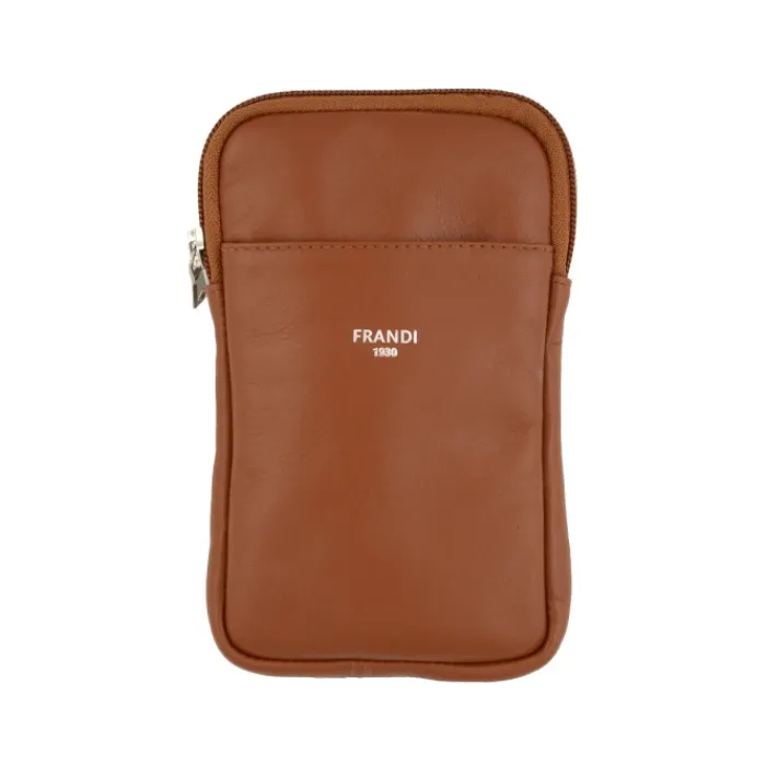 Frandi Etui téléphone en cuir lisse>Femme Sac Cuir