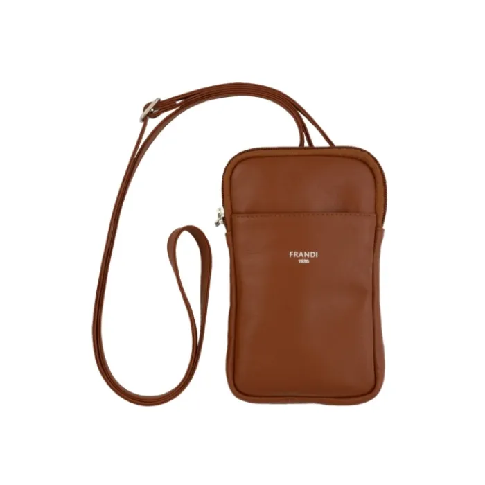 Frandi Etui téléphone en cuir lisse>Femme Sac Cuir