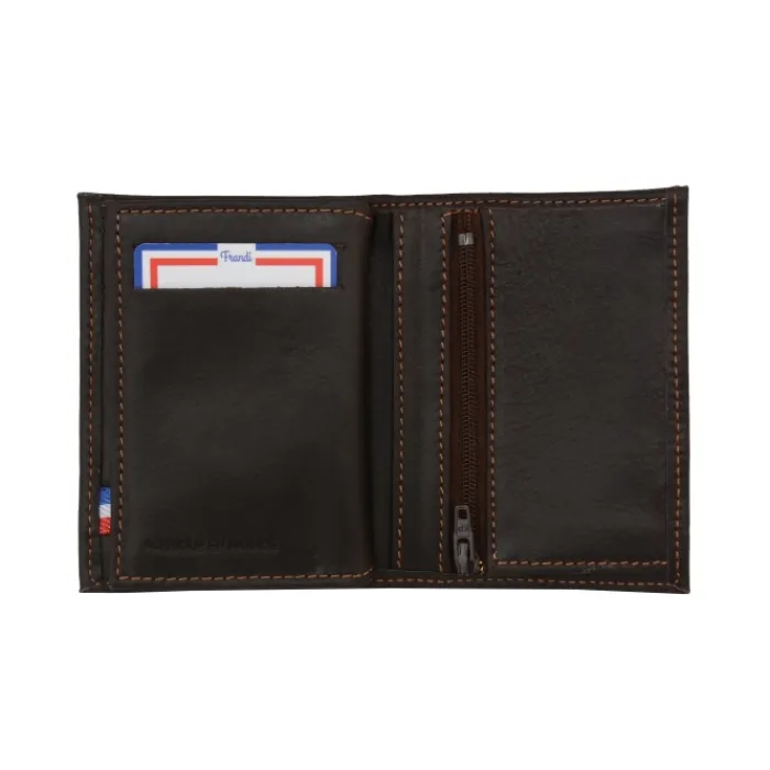 Frandi Petit portefeuille ->Homme Portefeuille Cuir