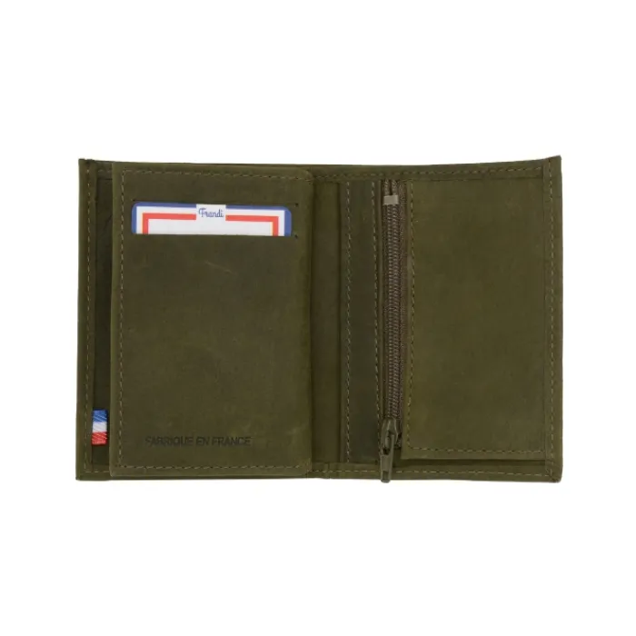 Frandi Petit portefeuille ->Homme Portefeuille Cuir