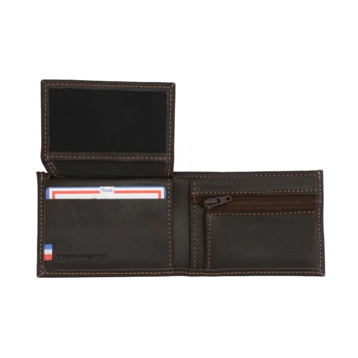Frandi Petit portefeuille en cuir pour homme ->Homme Portefeuille Cuir