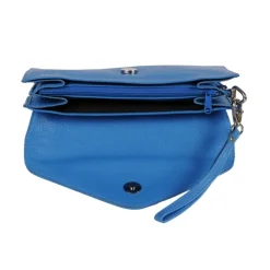 Frandi Pochette cuir bleu ->Femme Pochette Cuir