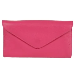 Frandi Pochette cuir rose ->Femme Pochette Cuir