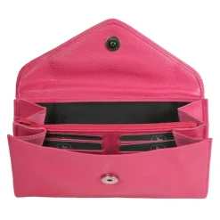 Frandi Pochette cuir rose ->Femme Pochette Cuir