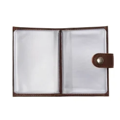 Frandi Porte carte cuir noir ou marron foncé ->Homme Porte-Carte Cuir