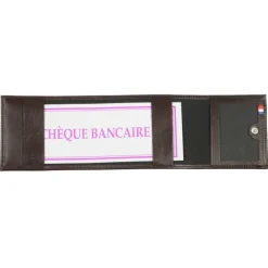 Frandi Porte chéquier compact en cuir -><noscript><img width=