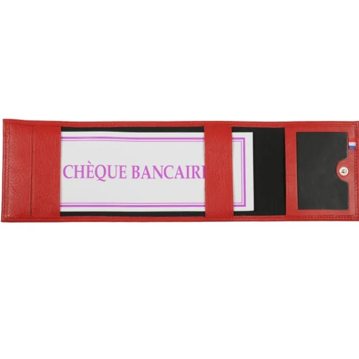 Frandi Porte chéquier compact en cuir ->Homme Porte-Chequier Cuir | Porte-ChéQuier Cuir