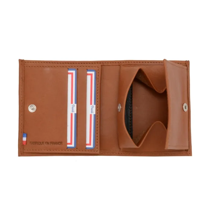 Frandi Porte monnaie 2 volets en cuir pour homme ->Homme Porte-Monnaie Cuir