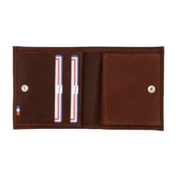 Frandi Porte monnaie 2 volets en cuir pour homme -><noscript><img width=
