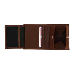 Frandi Porte monnaie 2 volets en cuir pour homme -><noscript><img width=