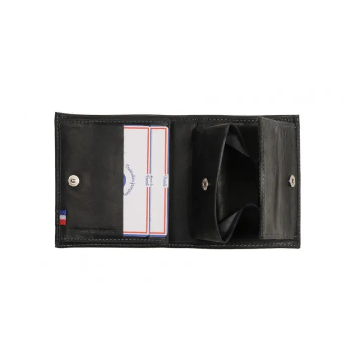 Frandi Porte monnaie 2 volets en cuir pour homme ->Homme Porte-Monnaie Cuir