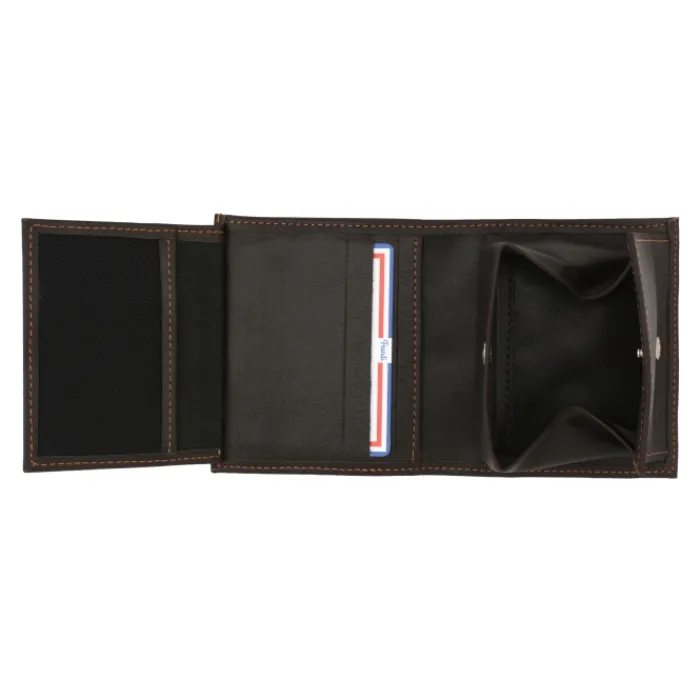 Frandi Porte monnaie 2 volets en cuir pour homme ->Homme Porte-Monnaie Cuir