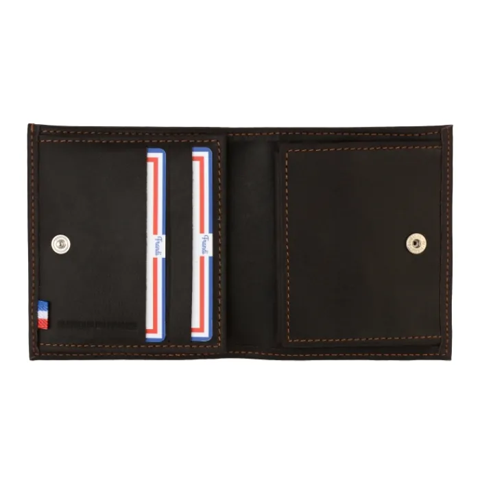 Frandi Porte monnaie 2 volets en cuir pour homme ->Homme Porte-Monnaie Cuir