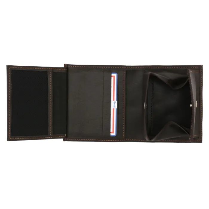 Frandi Porte monnaie 2 volets en cuir pour homme ->Homme Porte-Monnaie Cuir