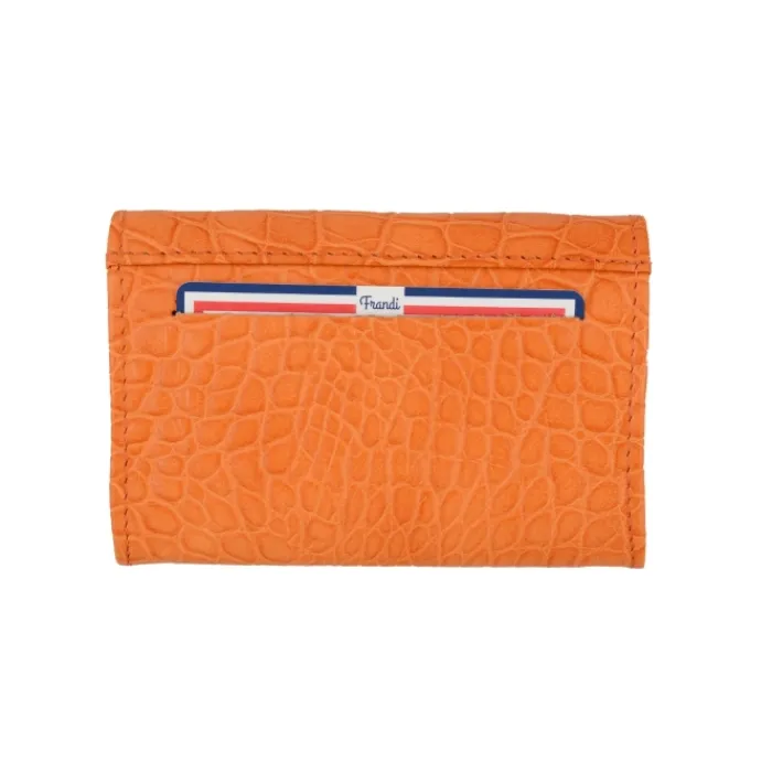 Frandi Porte monnaie Croco>Femme Porte-Monnaie Cuir