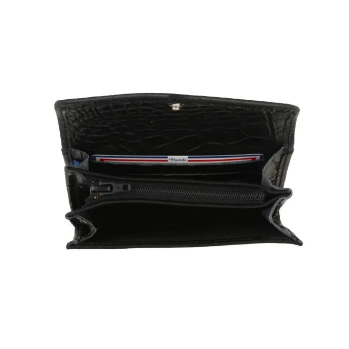 Frandi Porte monnaie Croco>Femme Porte-Monnaie Cuir