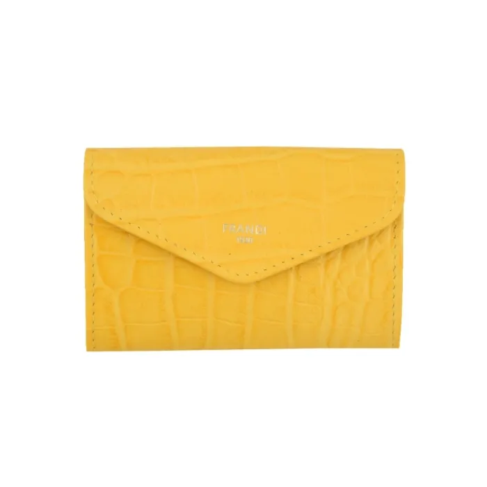 Frandi Porte monnaie Croco>Femme Porte-Monnaie Cuir