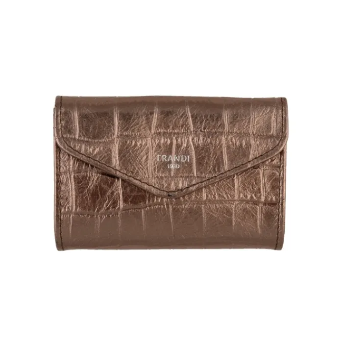 Frandi Porte monnaie Croco>Femme Porte-Monnaie Cuir