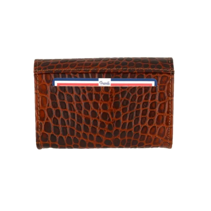 Frandi Porte monnaie Croco>Femme Porte-Monnaie Cuir