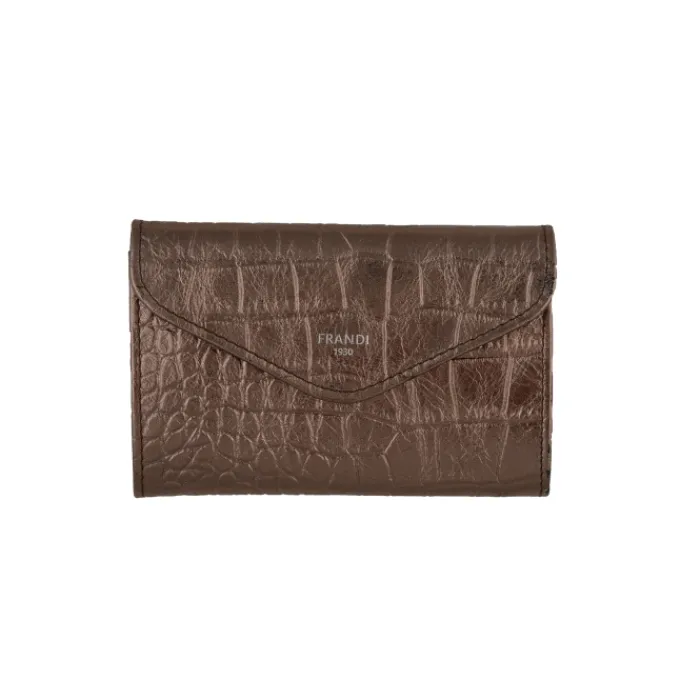 Frandi Porte monnaie Croco>Femme Porte-Monnaie Cuir