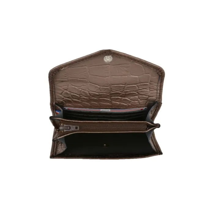 Frandi Porte monnaie Croco>Femme Porte-Monnaie Cuir