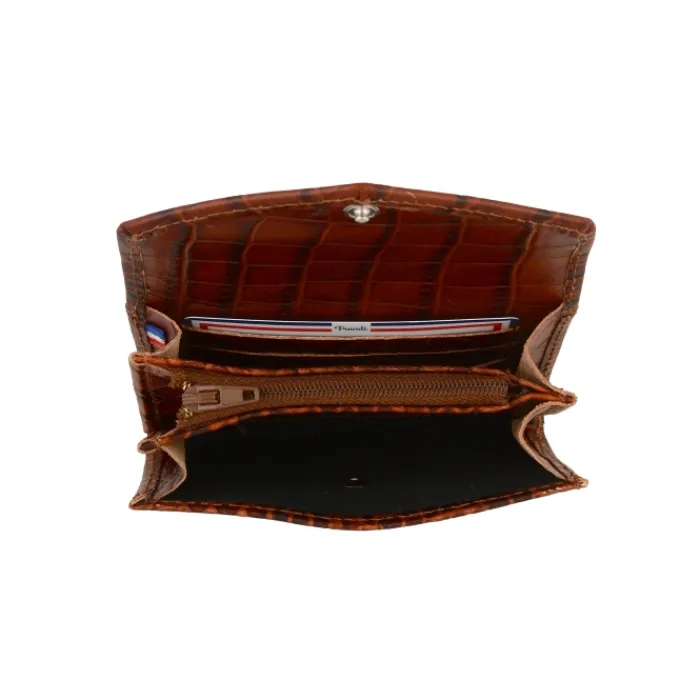 Frandi Porte monnaie Croco>Femme Porte-Monnaie Cuir