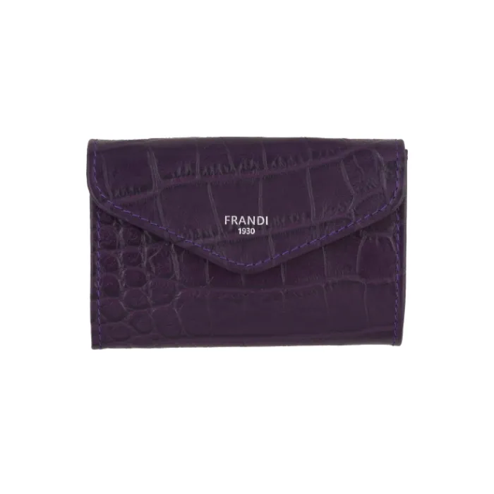 Frandi Porte monnaie Croco>Femme Porte-Monnaie Cuir