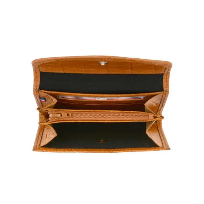 Frandi Porte monnaie crocodile>Femme Porte-Monnaie Cuir