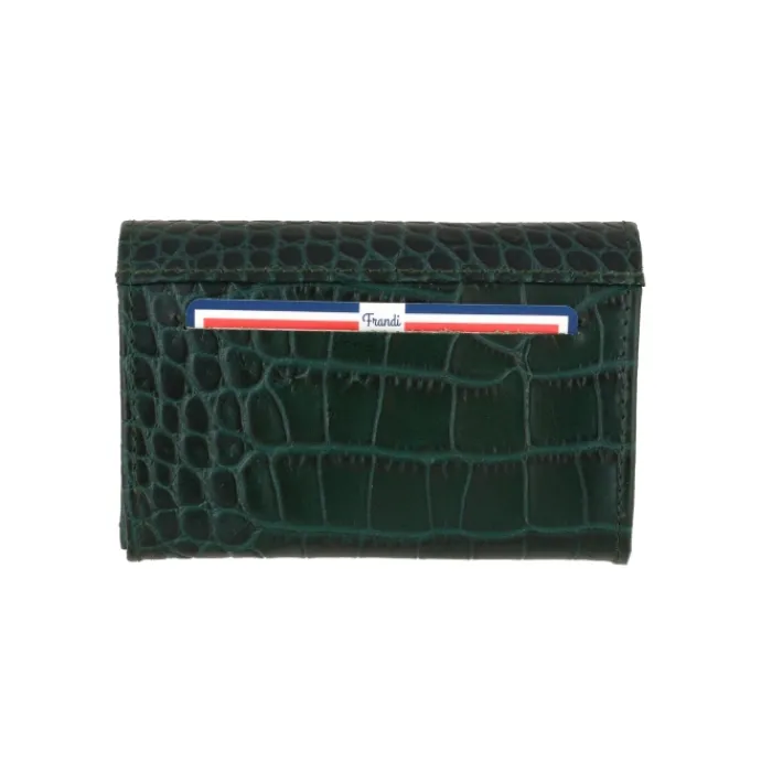Frandi Porte monnaie crocodile>Femme Porte-Monnaie Cuir