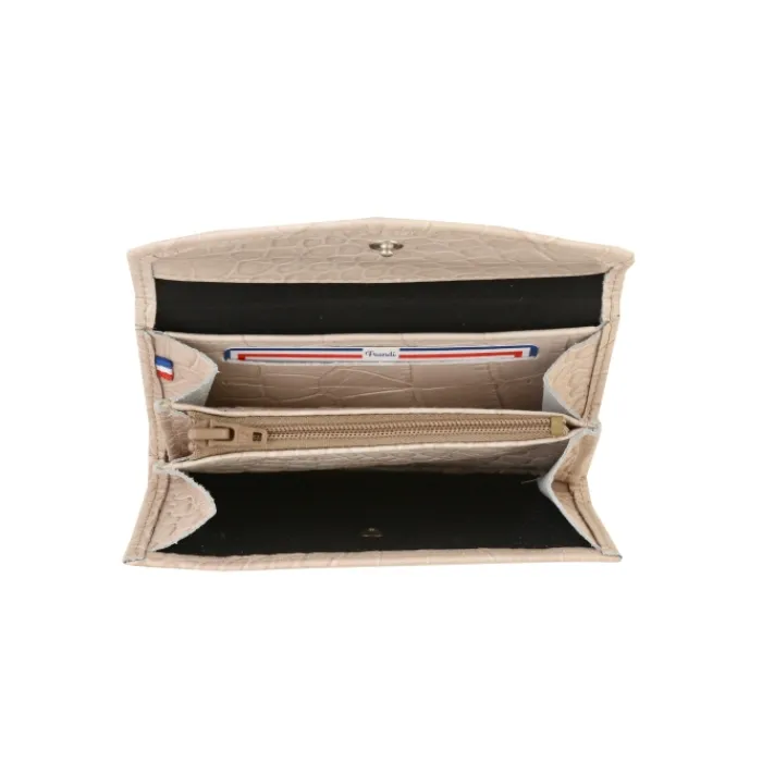 Frandi Porte monnaie crocodile>Femme Porte-Monnaie Cuir