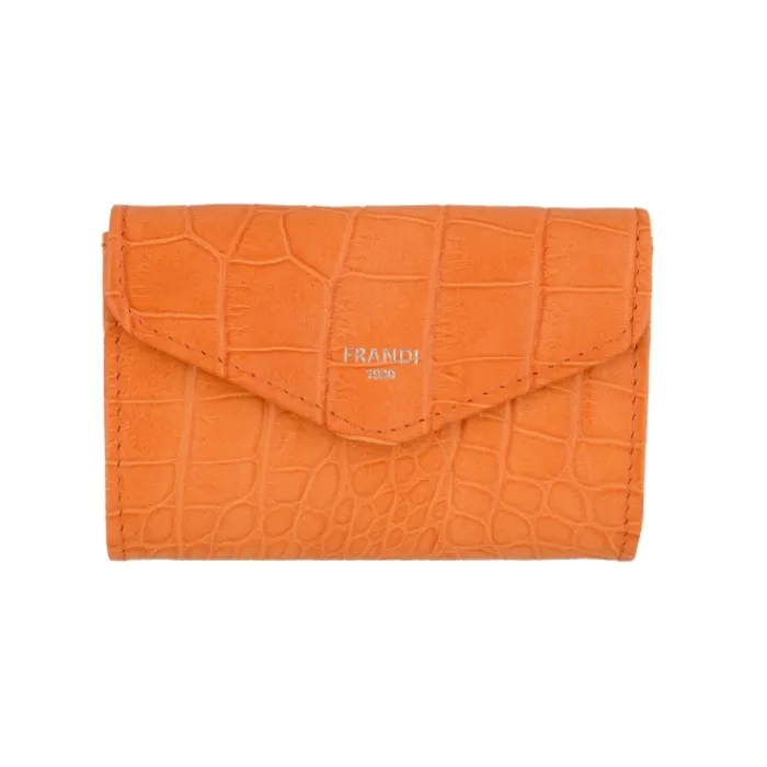 Frandi Porte monnaie crocodile>Femme Porte-Monnaie Cuir