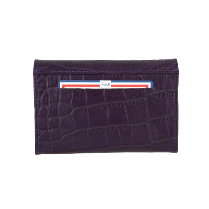 Frandi Porte monnaie crocodile>Femme Porte-Monnaie Cuir