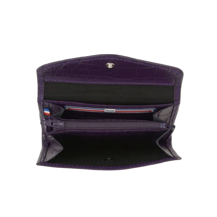 Frandi Porte monnaie crocodile>Femme Porte-Monnaie Cuir