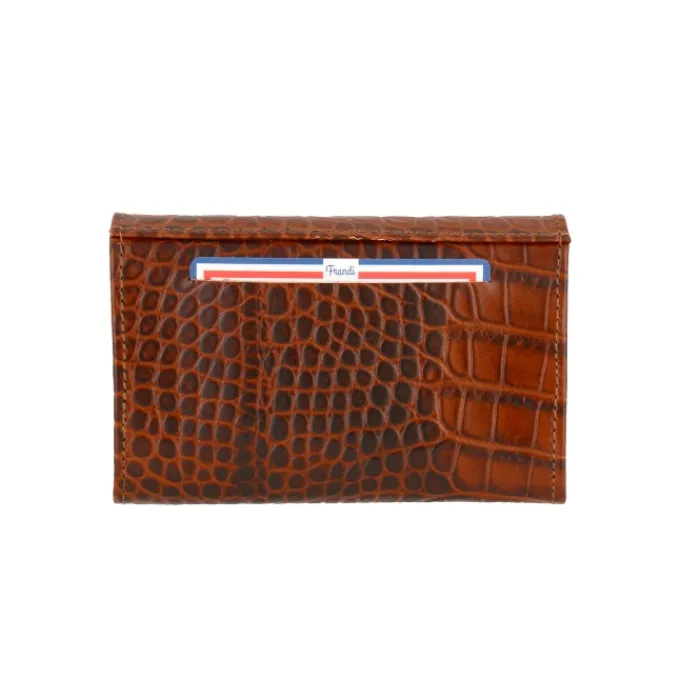 Frandi Porte monnaie crocodile>Femme Porte-Monnaie Cuir